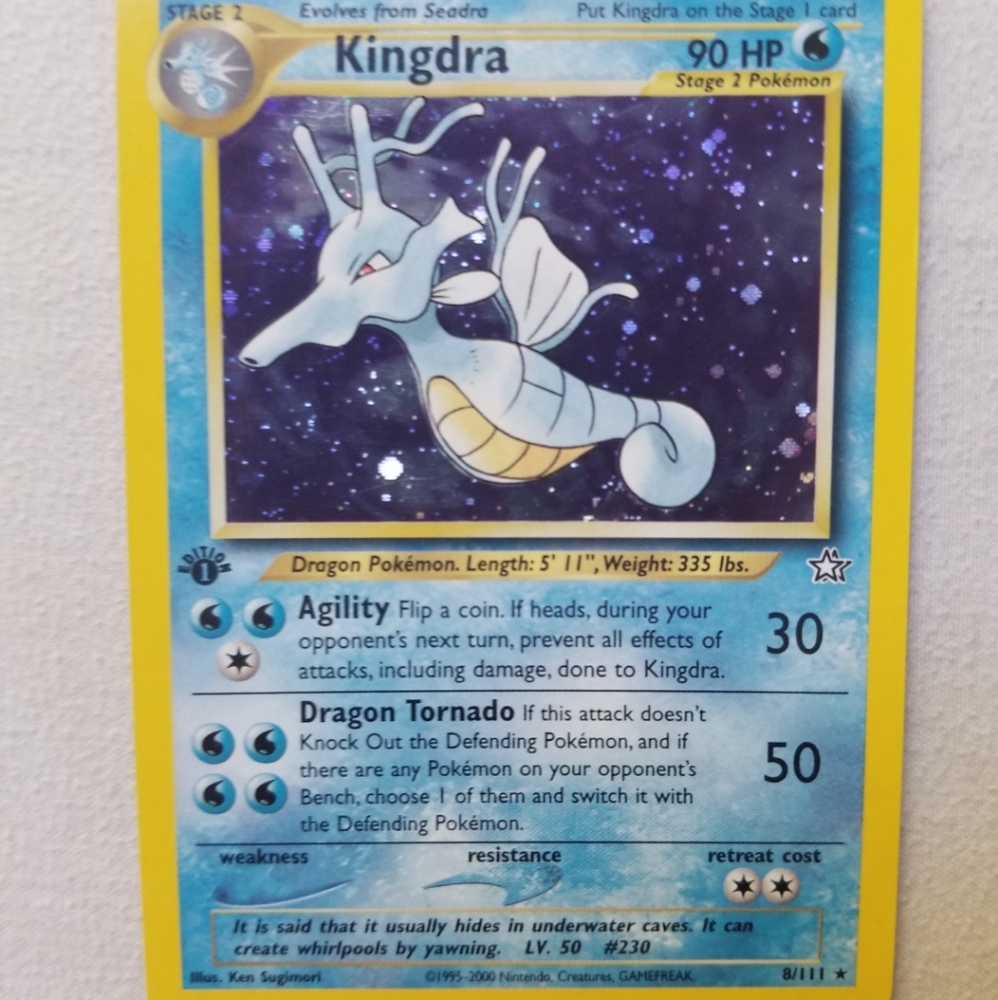 1st Editon Kingdra Neo Genesis